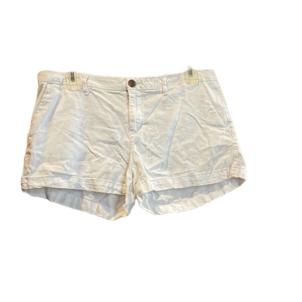 Pineapple embroidered White Shorts